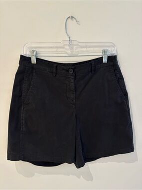 J. Crew 9” Pleated Heritage Chino Shorts - Black